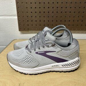 Brooks Womens Ariel 20 1203151D009 Gray Running Shoes Sneakers Size 7 D